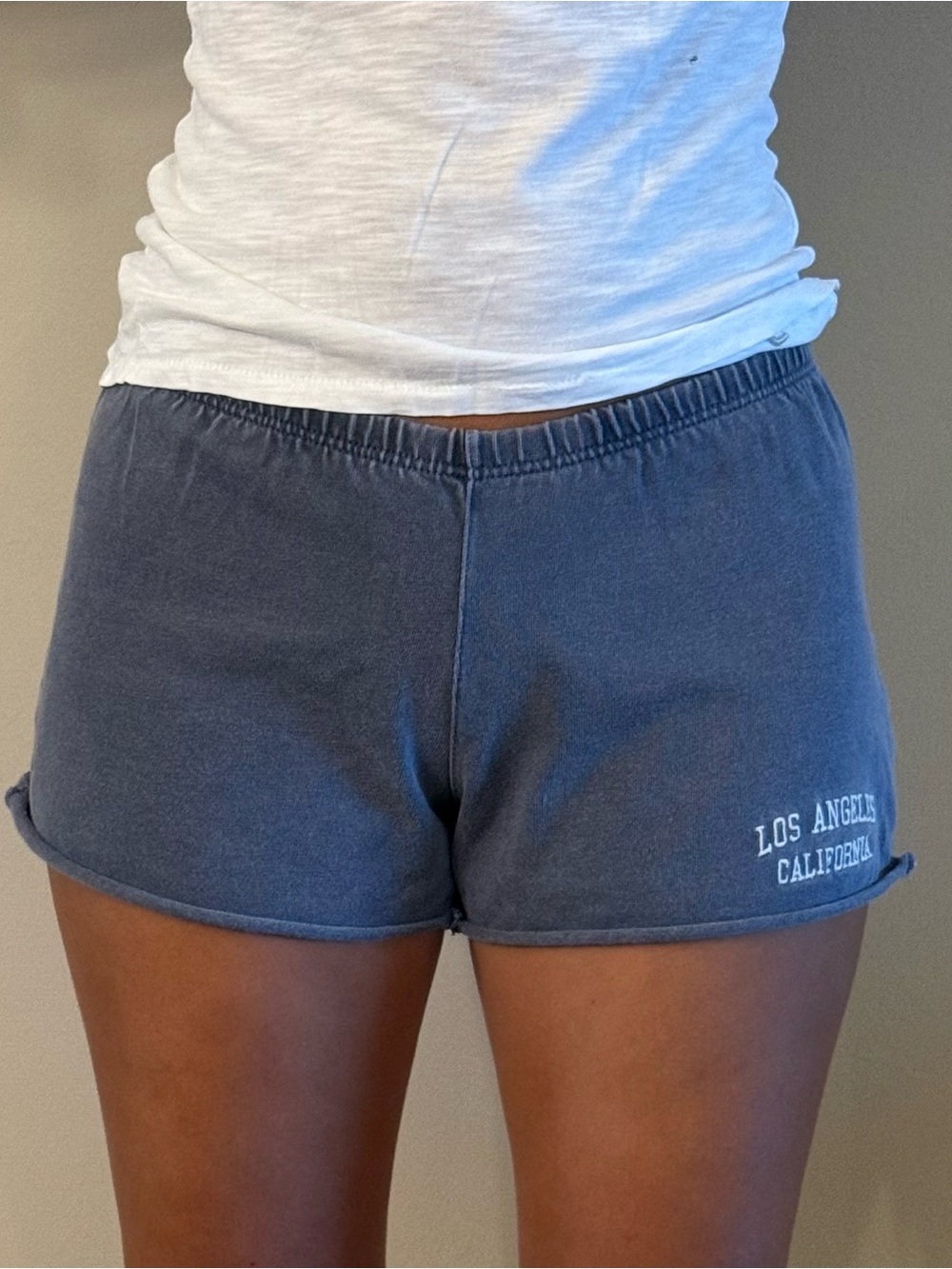 John Galt by Brandy Melville Navy Los Angeles Athletic Shorts